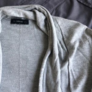 Zara light grey cardigan